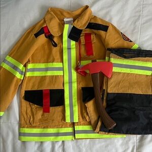 Kids Firefighter Costume with Axe